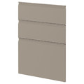 METOD 3 fronts for dishwasher, Upplöv matt dark beige, 60 cm