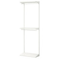 BOAXEL Wardrobe combination, white, 62x40x201 cm