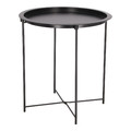 Metal Side Table Isa, black