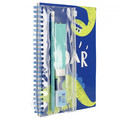 School Set Roar - Notepad, Ruler, Pencil, Eraser, Sharpener