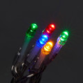 LED Lighting Chain 120 LED 7.1 m, outdoor, transparent, multicolour