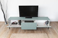 TV Cabinet Nicole 200 cm, sage/black legs