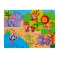 Smily Play Wooden Puzzle Zoo18m+