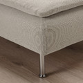 SÖDERHAMN Corner sofa, 6-seat, Fridtuna light beige