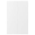 VOXTORP 2-p door f corner base cabinet set, right-hand white matt white, 25x80 cm