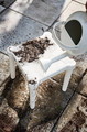 UTTER Children's stool, in/outdoor, white