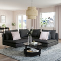 SÖDERHAMN Corner sofa, 3-seat, Fridtuna dark grey