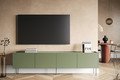 Four-Door TV Cabinet Desin 220, olive/nagano oak