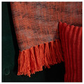 HÖSTAGILLE Throw, orange, 120x180 cm