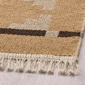 TELEGRAFLINJE Rug, flatwoven, yellow-beige, 170x240 cm