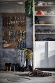 IVAR 3 sections/cabinet/shelves, pine/white, 259x30x226 cm