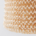 LERGRYN Lamp shade, knitted beige, handmade, 42 cm