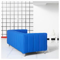 KLIPPAN 2-seat sofa, Långban bright blue