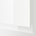 VOXTORP Door, high-gloss white, 60x60 cm