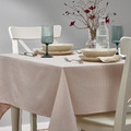 SILVERARV Tablecloth, beige, 145x240 cm