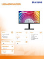 Samsung 24" Monitor LS24A600NAUXEN