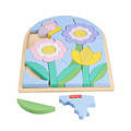 Fisher-Price Wooden Jigsaw Puzzle Flowers HXT97 3+