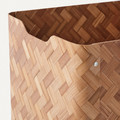 BULLIG Box, bamboo/brown, 32x35x33 cm