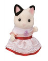 Sylvanian Families Party Time Playset Tuxedo Cat Girl 3+