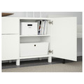 BESTÅ Storage combination with drawers, white/Lappviken/Stubbarp white, 180x42x74 cm