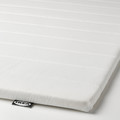 NOPAKTE Mattress pad, white, 160x200 cm