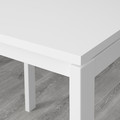 MELLTORP / TEODORES Table and 2 chairs, white, white, 75x75 cm