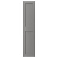 GRIMO Door with hinges, grey, 50x229 cm