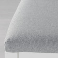 EKEDALEN Chair, white, Orrsta light grey
