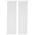 LILL Net curtains, 1 pair, white, 280x300 cm