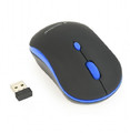 Gembird Wireless Optical Mouse, black/blue