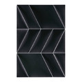 Upholstered Wall Panel Triangle Stegu Mollis 15x30cm 2pcs L, black