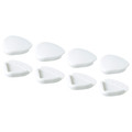 UNDVIKA Corner bumper, white, 8 pack