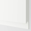 METOD / MAXIMERA Hi cab f micro w door/2 drawers, white/Voxtorp matt white, 60x60x240 cm