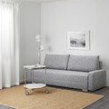 GRÄLVIKEN 3-seat sofa-bed, grey