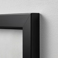BJÖRKSTA Picture with frame, bridge and clouds/black, 200x140 cm