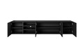 Wall-mounted TV Cabinet Asha 200 cm, matt black