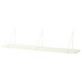 BERGSHULT / PERSHULT Wall shelf, white, white, 120x20 cm