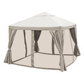 GoodHome Gazebo Preston, taupe