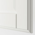 PAX / TYSSEDAL Wardrobe combination, white/mirror glass, 200x60x201 cm