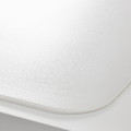 PLÖJA Desk pad, white/transparent, 65x45 cm