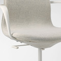 LÅNGFJÄLL Office chair with armrests