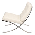 Chair BA1, leather, white