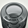 KONSTFULL Vase, grey, 16 cm