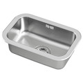 BOHOLMEN Inset sink, 1 bowl