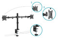 Digitus 2 Monitor Mount 15-32" DA-90400