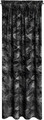 Curtain Stella 140 x 300 cm, black/silver