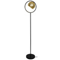 GoodHome Floor Lamp Toroba E27, black/gold