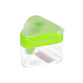 Starpak Double Plastic Sharpener Triangle, green