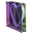 LED Lamp Heart, neon effect