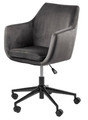 Swivel Desk Chair Nora VIC, grey